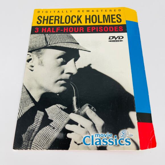 Sherlock Holmes 3 Half-Hour Episodes DVD - Good Used Condition - Picture 1 of 7